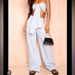 PrettyLittleThing Pant and tie top set